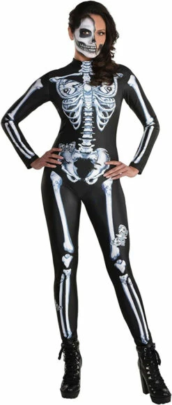 AMSCAN Skeleton Catsuit - Adult Female