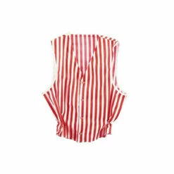 Red & White Striped Vest