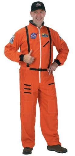 Men's Astronaut Costume - Orange