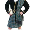 FUNNY FASHION Scottish Clansman Adult Costume Large