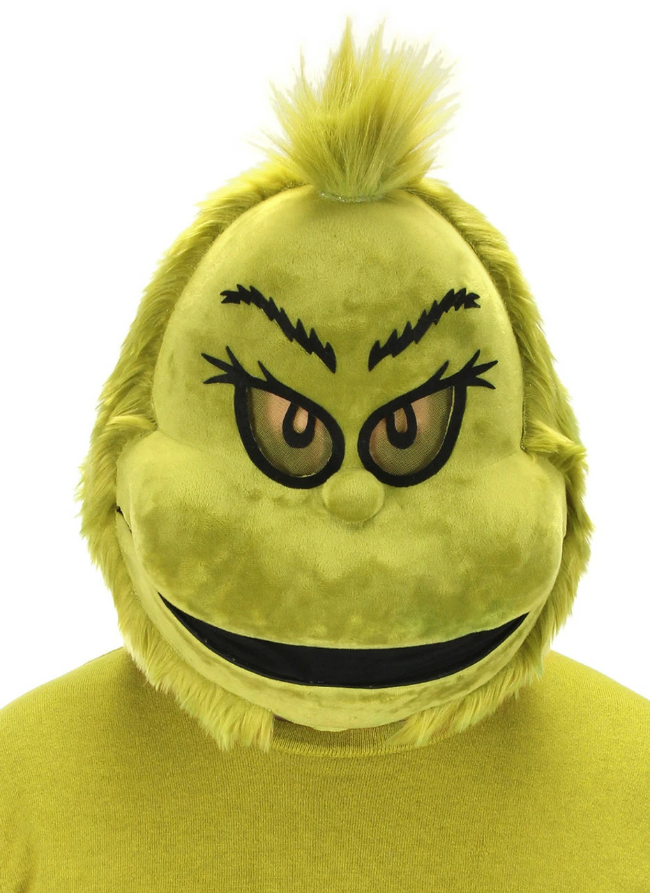 Dr. Seuss The Grinch Plush Mouth Mover Mask 1 Dr. Seuss The Grinch Plush Mouth Mover Mask