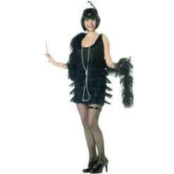 Flapper Adult Costume Black