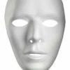 Disguise Mask Male Plastic Facemask White