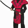 Red Dragon Ninja Warrior Child Costume Small 4-6